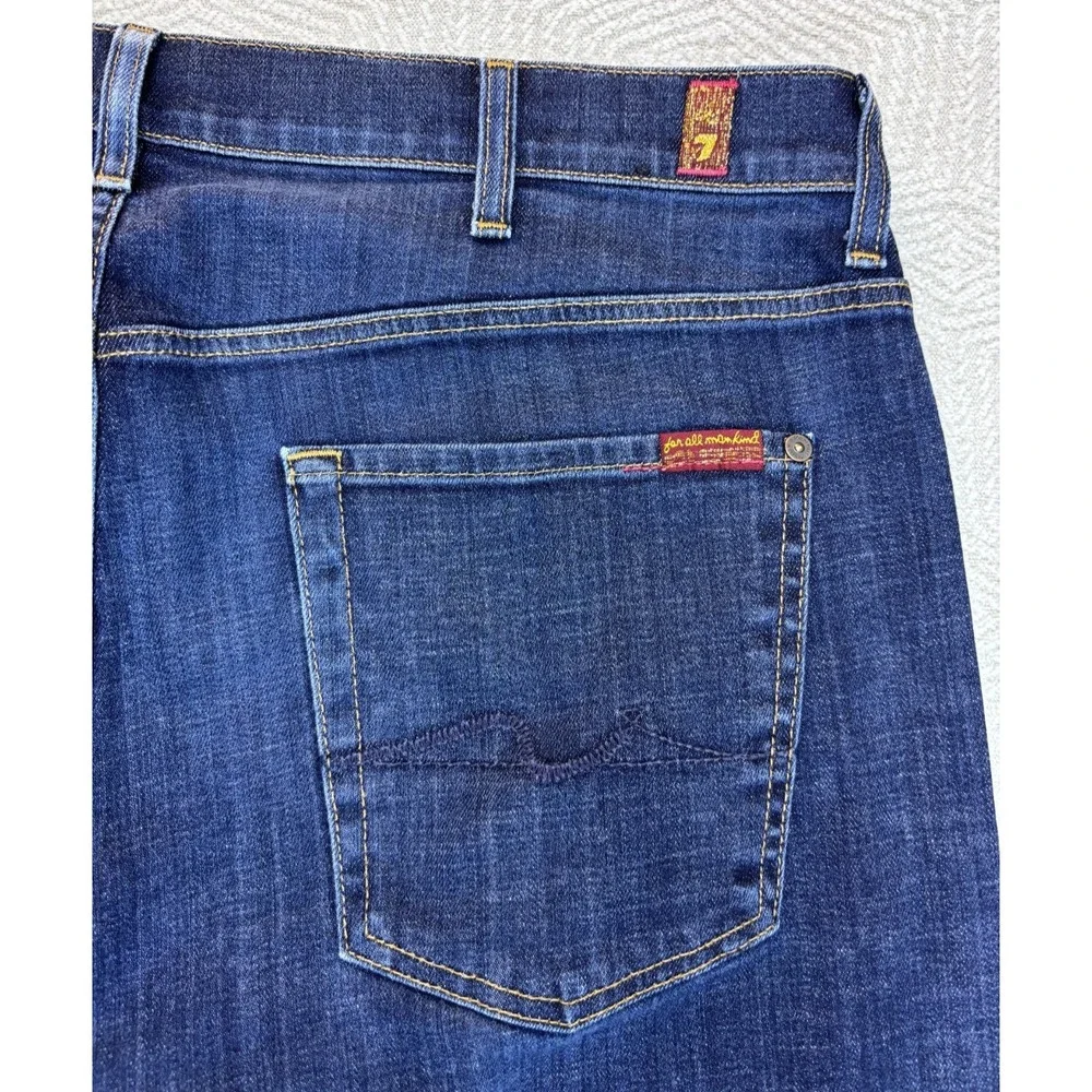 NWOT 7 For All Mankind Carsen Easy Straight Leg Jeans Mens 38x32
